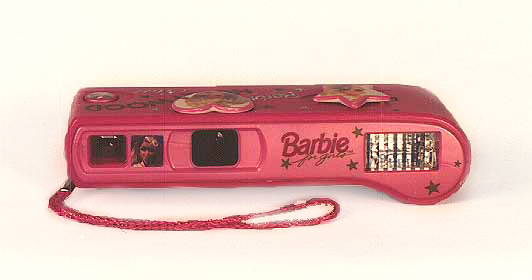 pink barbie camera